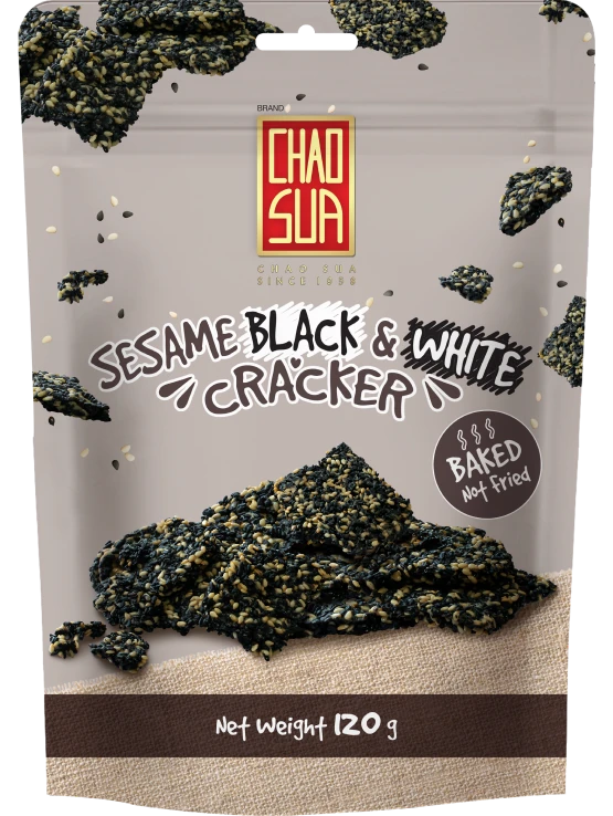 Sesame Black & White Crackers