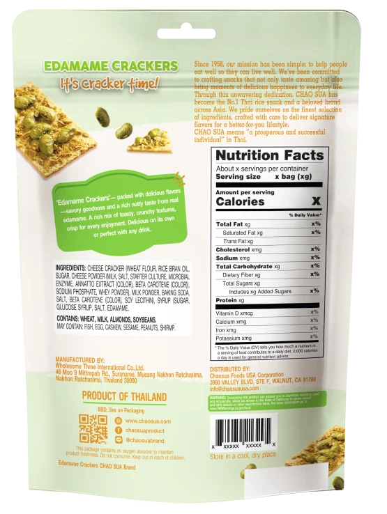 Edamame Crackers