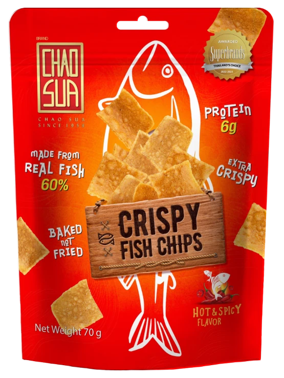 Crispy Fish Chips Hot & Spicy